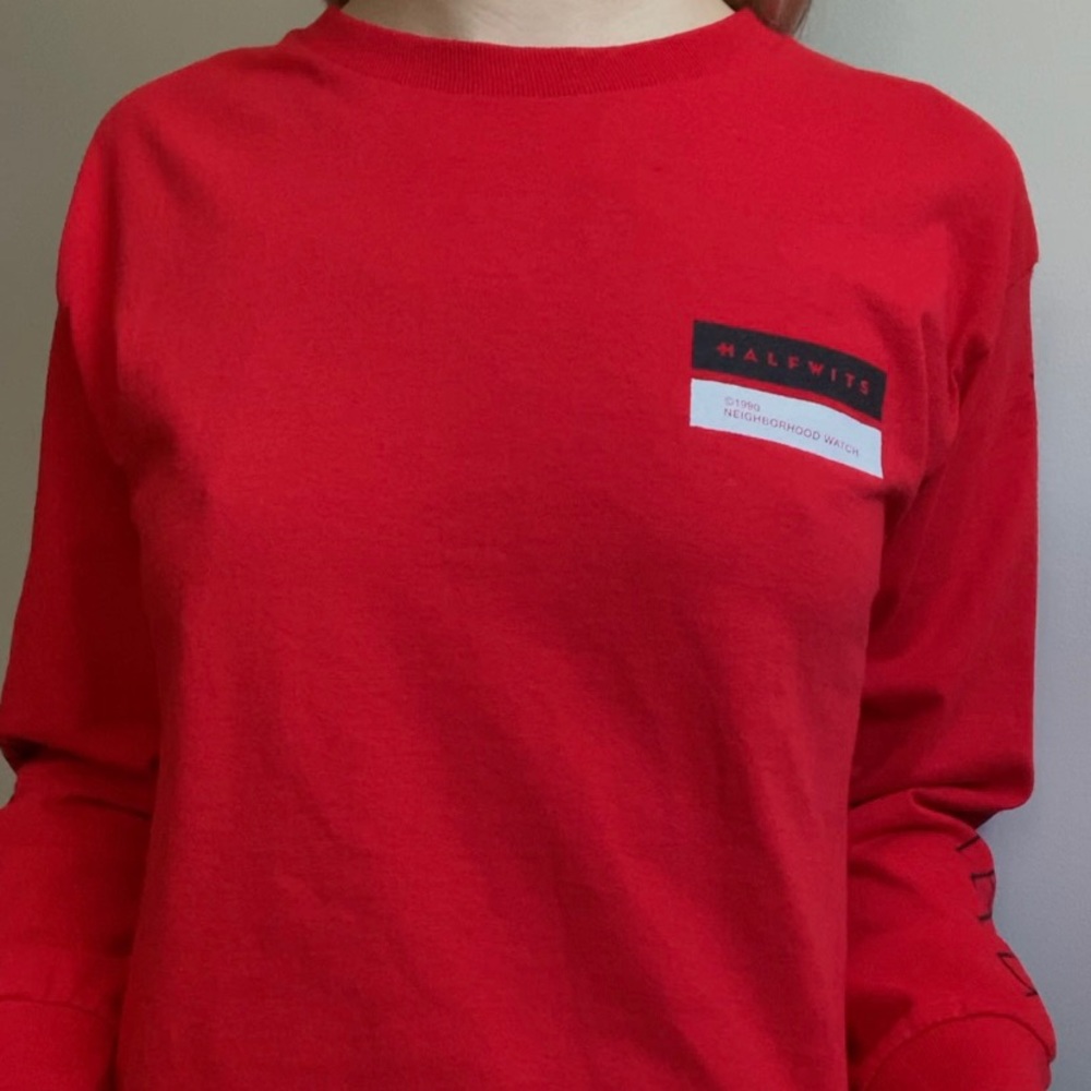 Red Graphic Longsleeve
